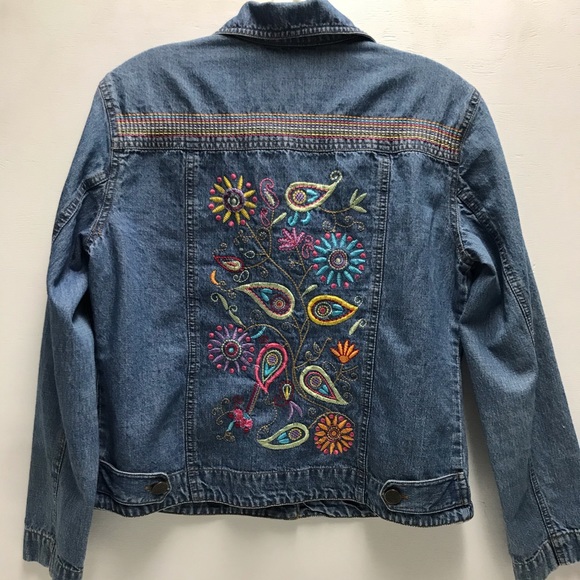 Vanheusen embroidered jean jacket - Picture 2 of 8